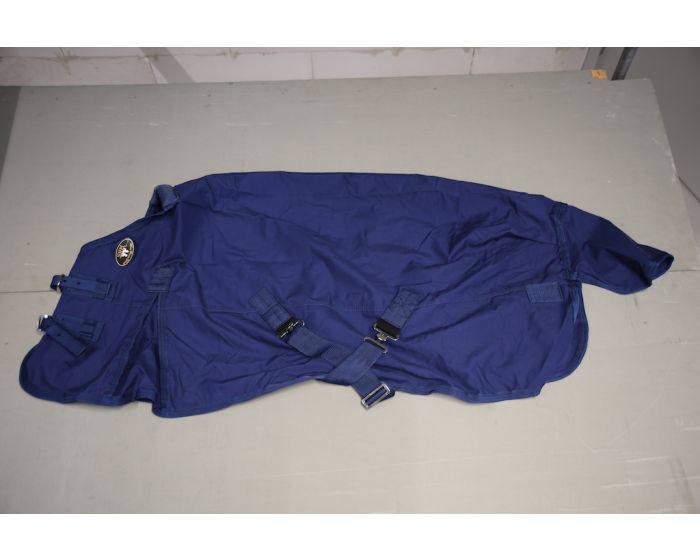 Katoenen Deken Blauw 120cm main product photo