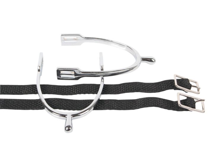 Harry's Horse Sporen knop verchroomd + riem main product photo