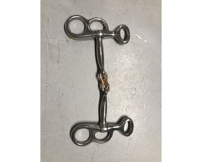 Dubbel Gebroken Bit Met Koperen Middenstuk 12cm main product photo