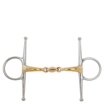BR Dubbel Gebroken Kneveltrens Soft Contact 14 mm Scharen 127 mm