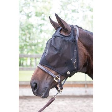 Harry's Horse Vliegenmasker Flyshield zonder oren XS Zwart