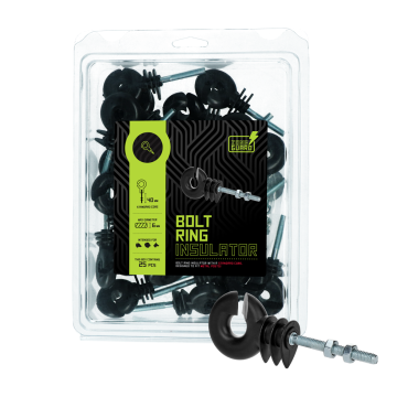 ZoneGuard Ringisolator zwart met moer 