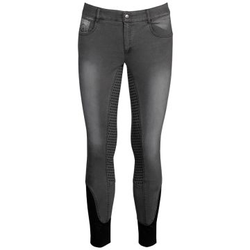Harry's Horse Rijbroek heren Liciano Denim Full Grip 56 Zwart