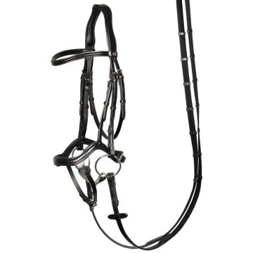 Harry's Horse Hoofdstel Anatomic Cob Zwart
