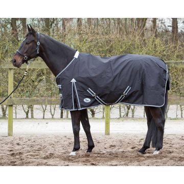 Harry's Horse Outdoor deken Thor 0gr met fleece lining 215 Zwart