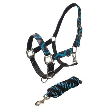 MHS Turnout halster set  Full Blue Turtle