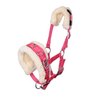 MHS Nylon Kaptoom met bont Cob Roze