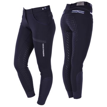 QHP Rijbroek softshell Emma anti-slip zitvlak