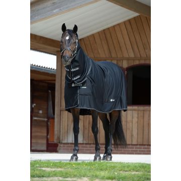 Bucas Shamrock Power Full Neck 115/152 cm Zwart / Zilver