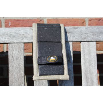 MHS Longeer/Tuig onderlegger "Glitter" Cob Zwart / Goud