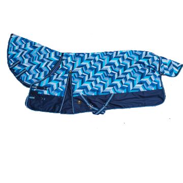 MHS Winterdeken "Jessy" 300 gram afneembare hals 65/90 cm Blauw